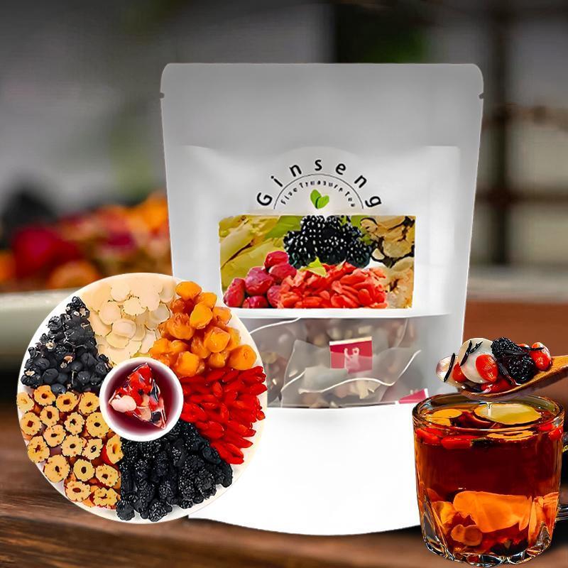 Natural Herbal Wellness - Ginseng Five Treasure Tea Natural Energy