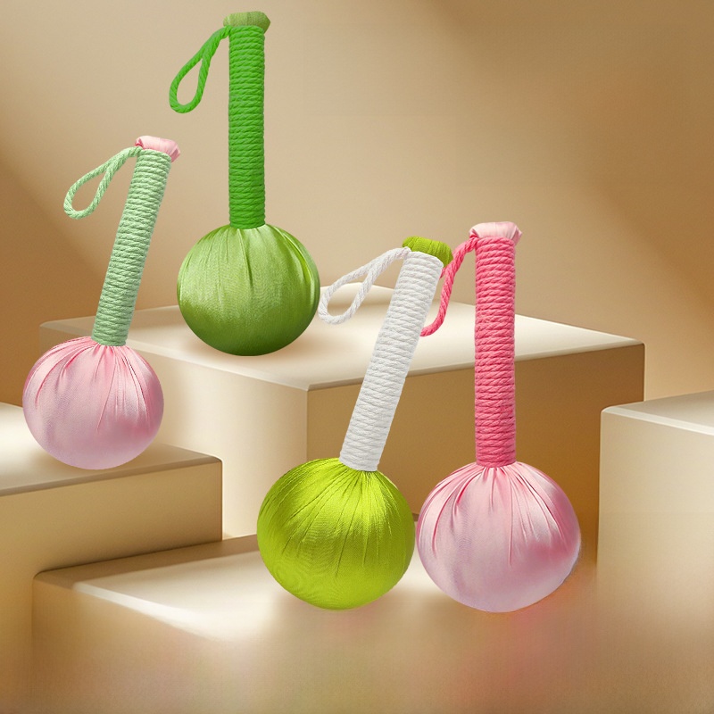 Wellness Herbal Medicine - Moxa Hammer Wellness Massage Tool Embroidered