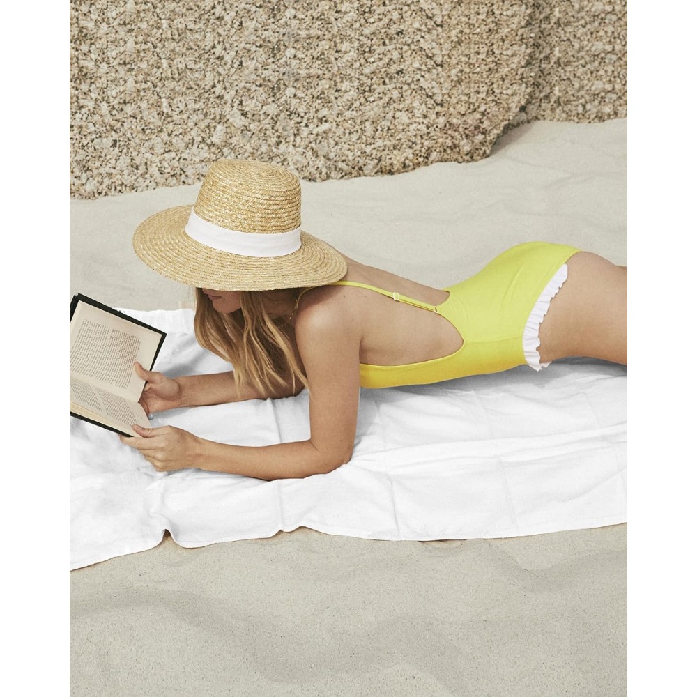 1pc Beach Towel Pure White Tow - đánh giá và giá Herbal Yoga