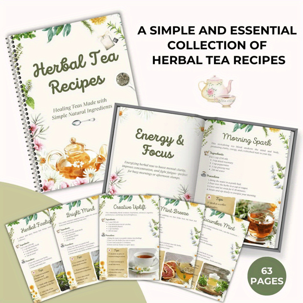 Herbal Tea Recipes Book – Natu - đánh giá và giá Natural Herbal Wellness