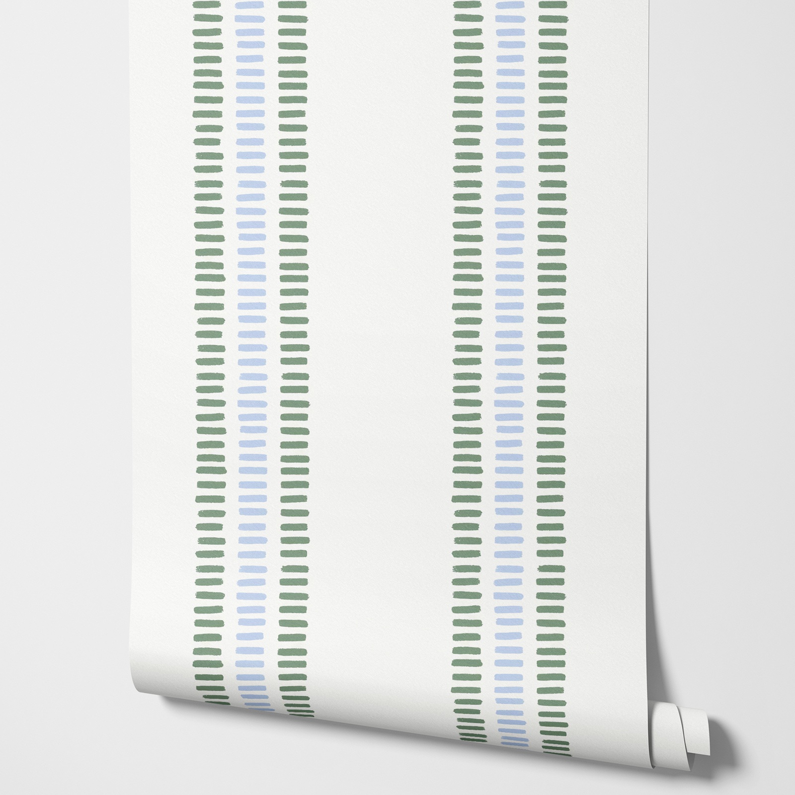 Summer Stripes In Soft Blue an - đánh giá và giá Herbal Wallpaper