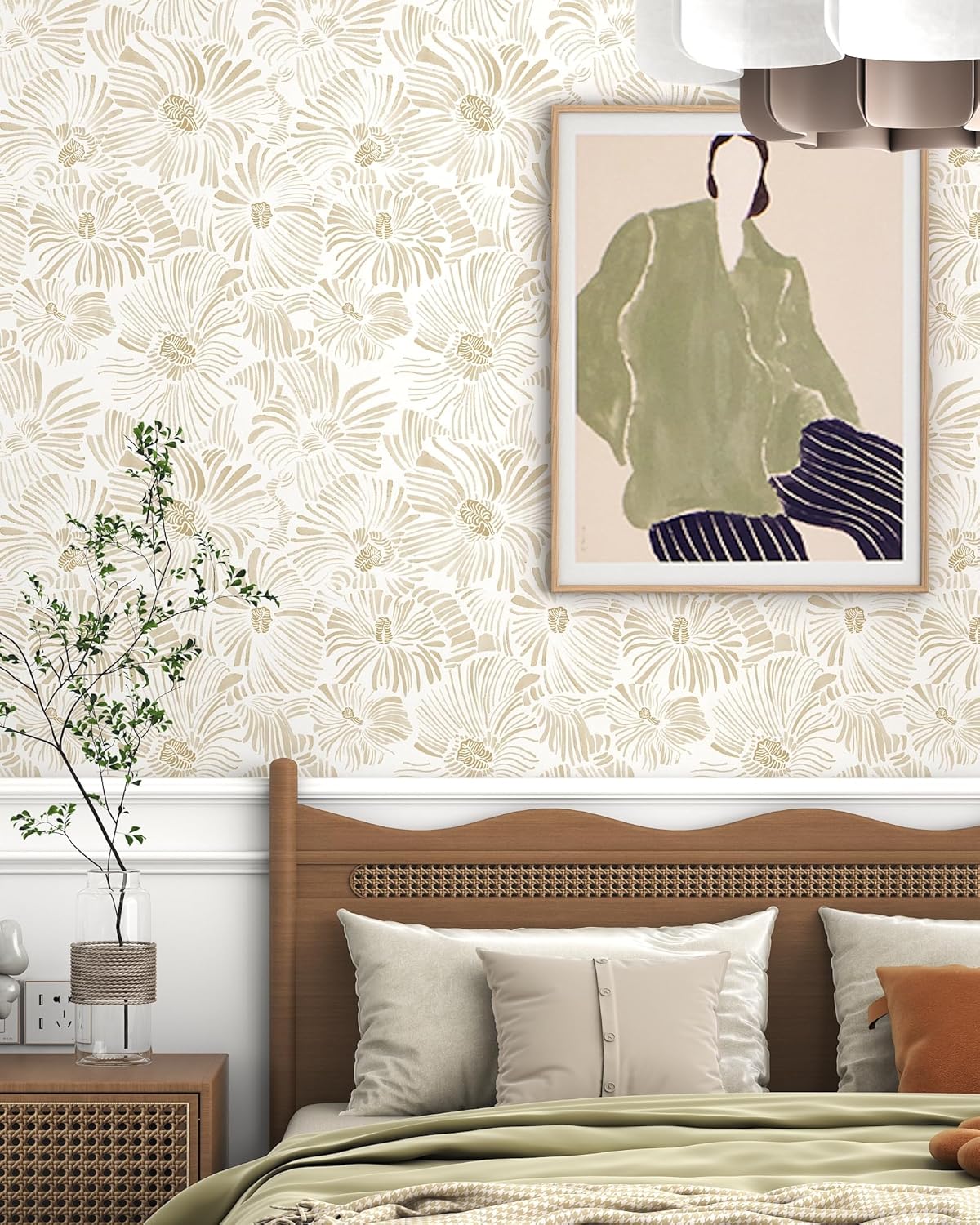Modern Peel and Stick Wallpape - đánh giá và giá Herbal Wallpaper