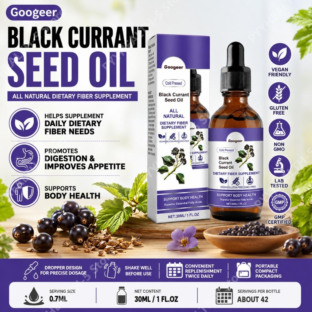 Black Currant Seed Oil Drops 3 - đánh giá và giá Wellness Herbal Medicine