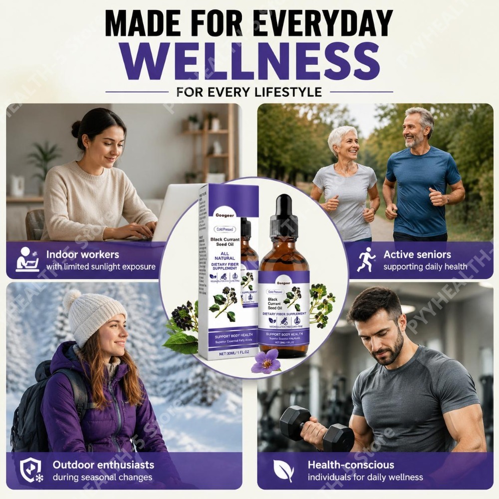 Black Currant Seed Oil Drops 3 - đánh giá và giá Wellness Herbal Medicine