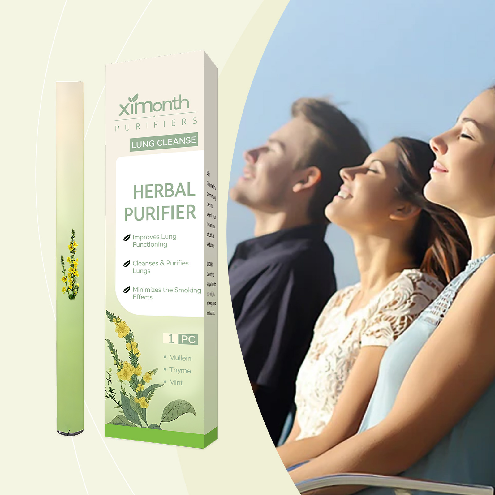 Natural Herbal Breathing Stick - đánh giá và giá Natural Herbal Wellness