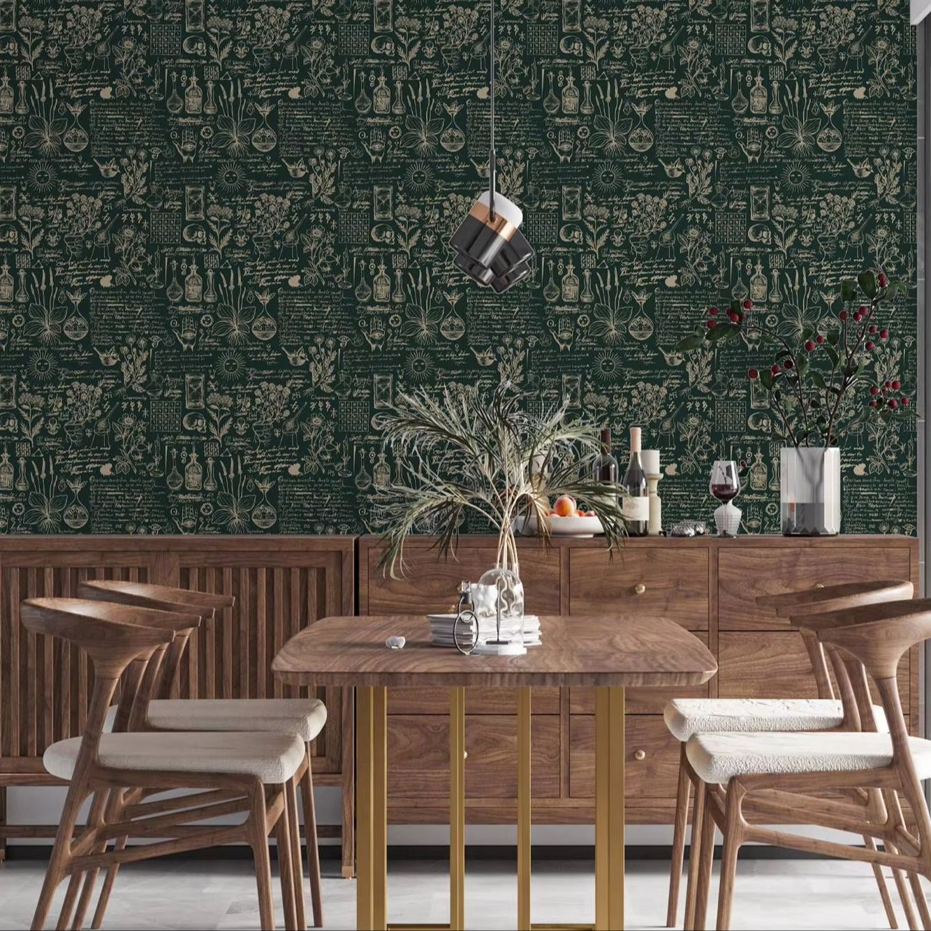 Green Medicine And Herbal Wall - đánh giá và giá Herbal Wallpaper