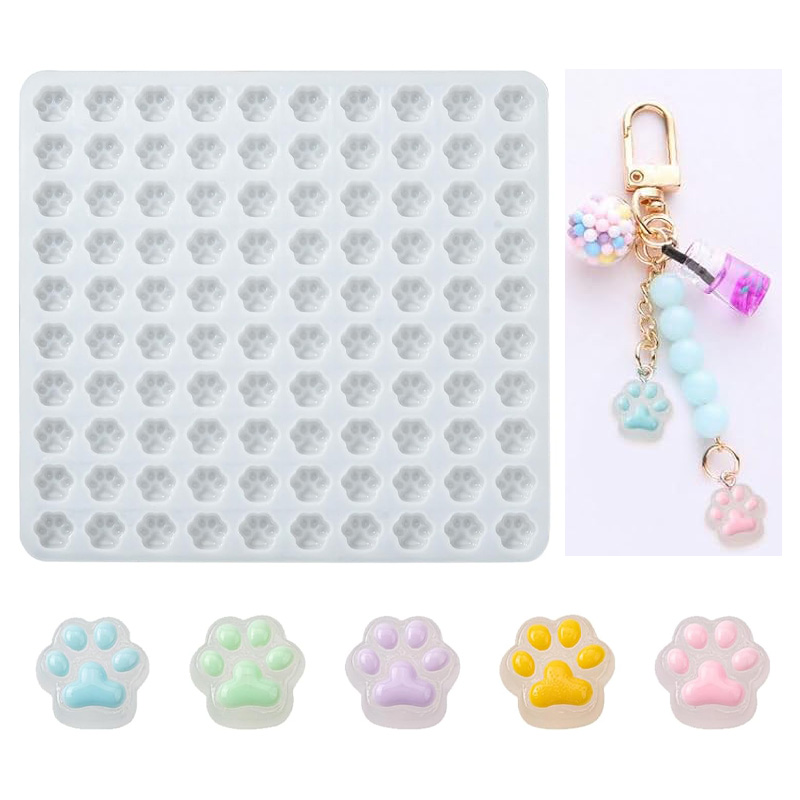 100 Cavity Mini Cat Paw Molds  - đánh giá và giá Cat Claw Bark