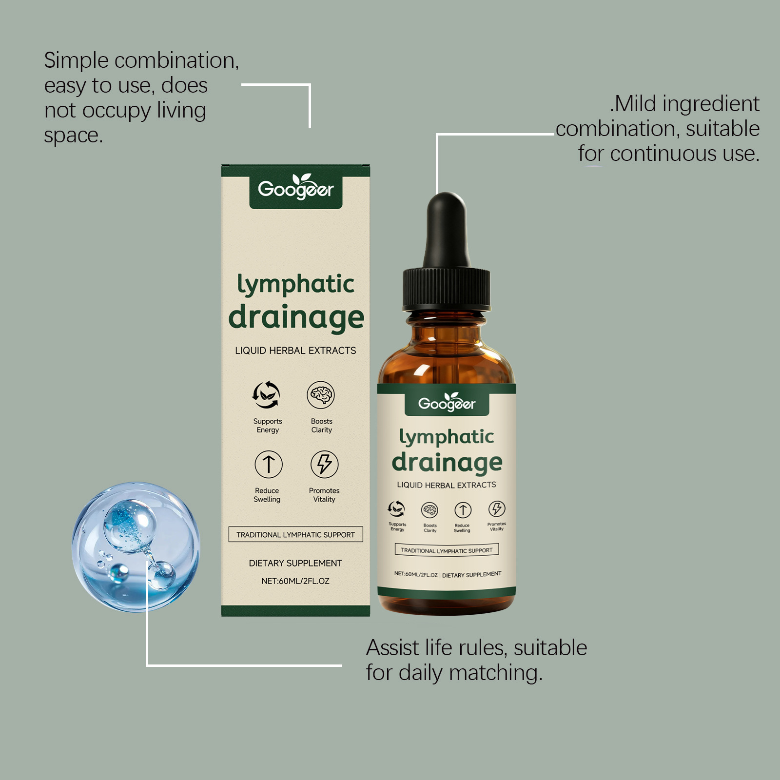 Lymphatic Drainage Drops 11-in - đánh giá và giá Natural Herbal Wellness