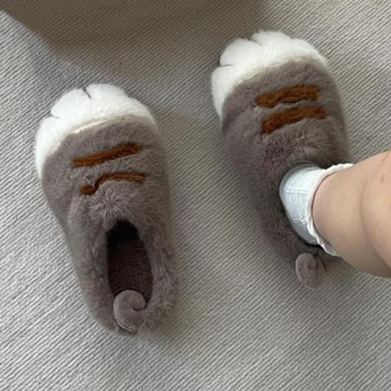 Fun Fluffy Cats Feet Slippers  - đánh giá và giá Cat Claw Bark