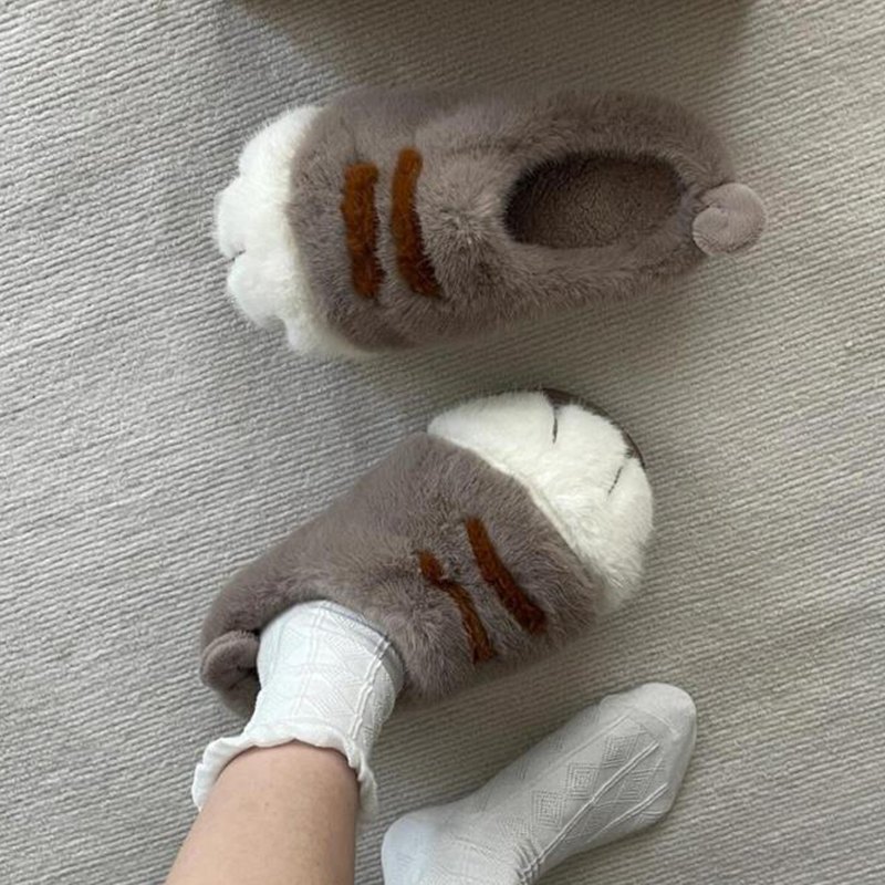 Fun Fluffy Cats Feet Slippers  - đánh giá và giá Cat Claw Bark